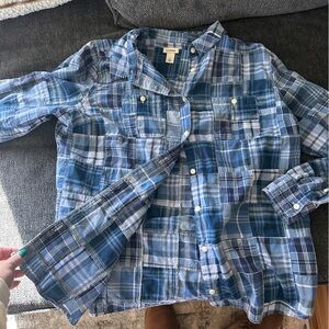 Blue Plaid Women’s Shirt